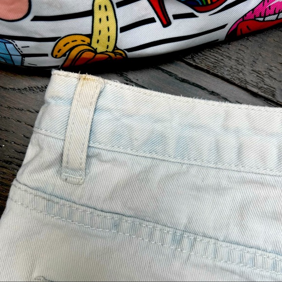 Harlow High Rise Ripped Jean Shorts - Picture 3 of 5